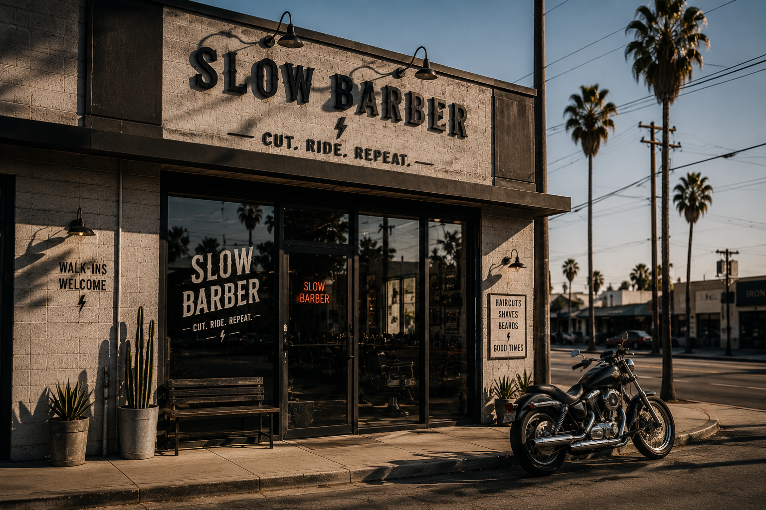 Slow Barber Exterior