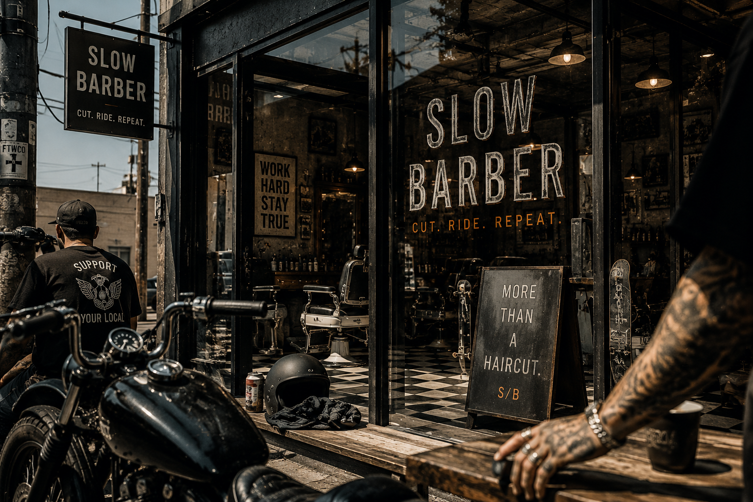 Slow Barber Interior